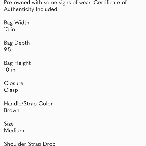 Authentic Louis Vuitton Epi Passy GM Shoulder
Hand Bag Brown with shoulder strap - Picture 14 of 15